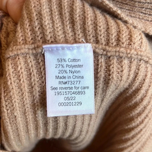 Sonoma Cozy Quarter Zip Crop length oversized sweater women’s size Small - Picture 8 of 11